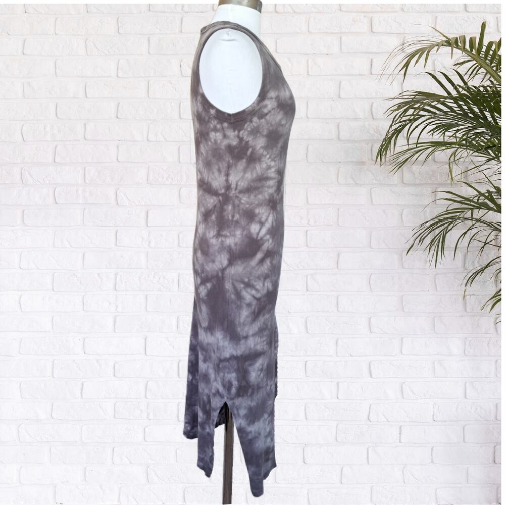 RAILS Tie Dye Tank Midi Dress Size XS in Gray Fog Casual Boho - Picture 5 of 10